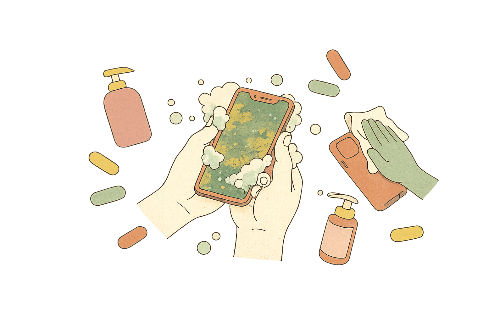 Should You Wash Your Phone Like Your Hands? Why Hygiene Has Limits for Your Smartphone