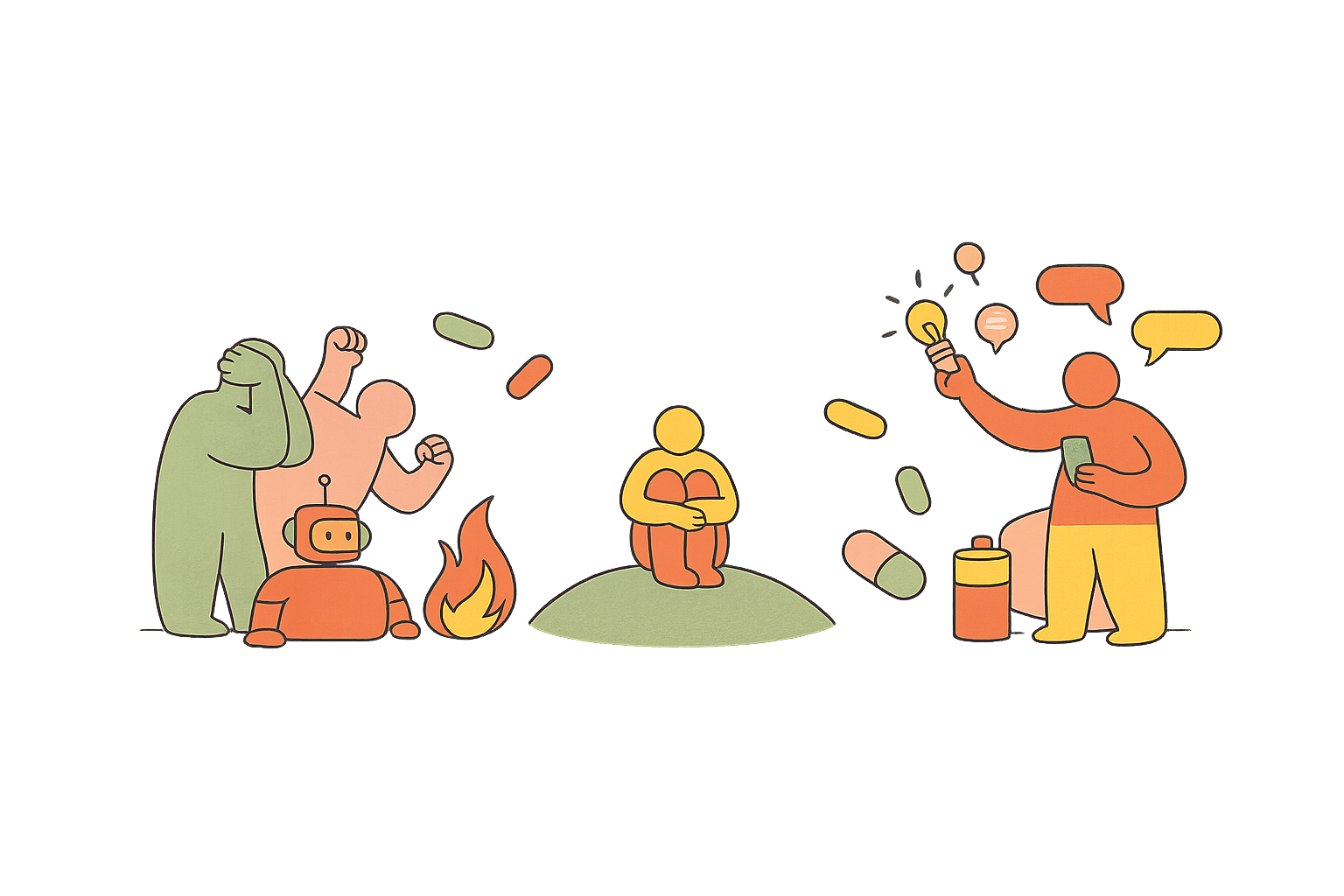 In the Lonely Middle: Navigating the Extremes of the AI Debate